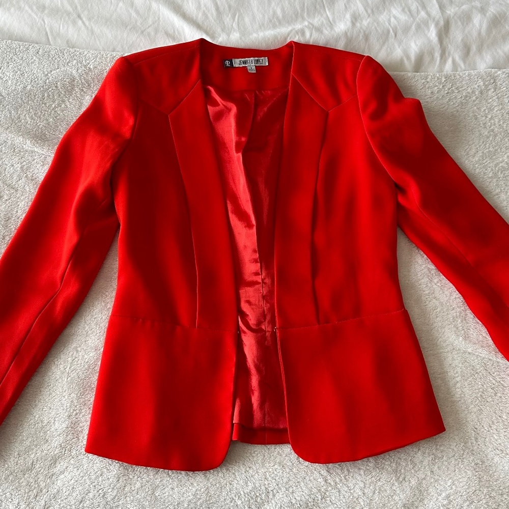 Red/orange blazer